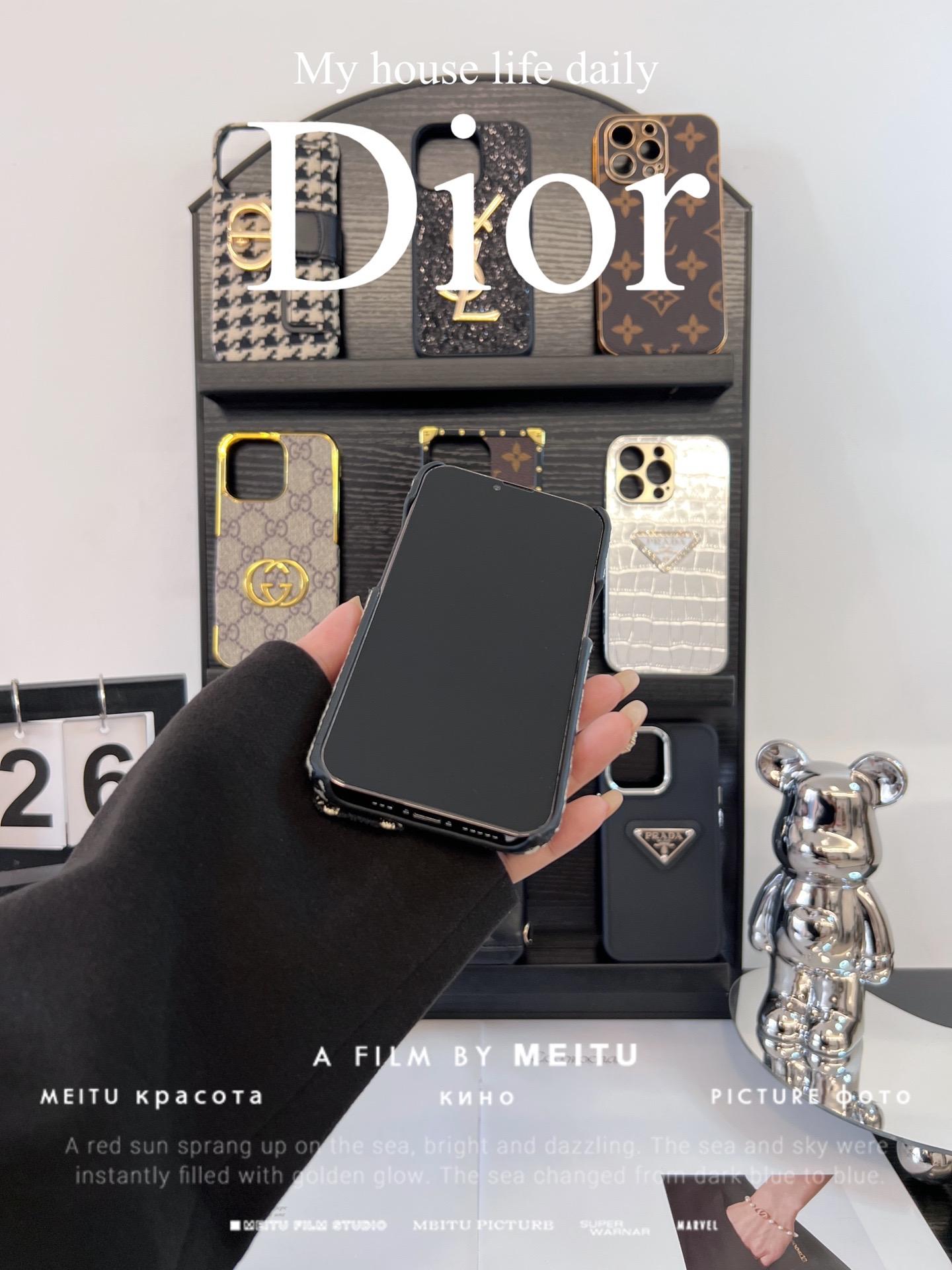 迪奧刺繡腕帶手機殼-ZUIHANG SHOP