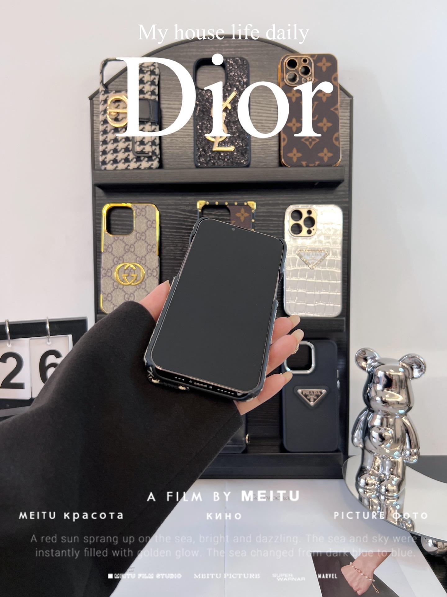 迪奧刺繡腕帶手機殼-ZUIHANG SHOP