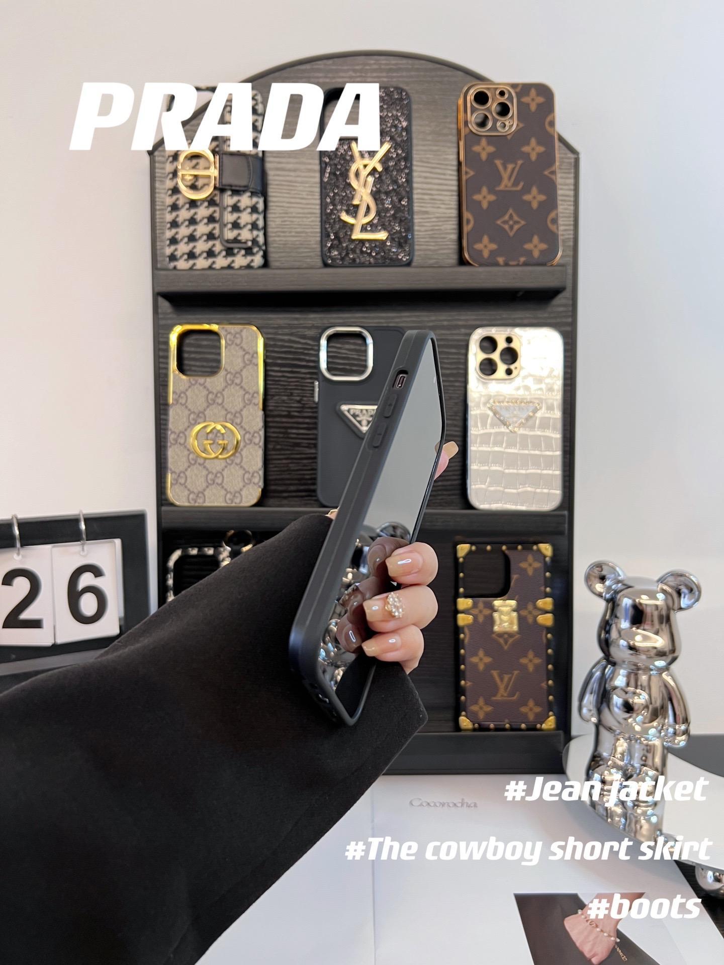 普拉達磨砂防摔手機殼-ZUIHANG SHOP