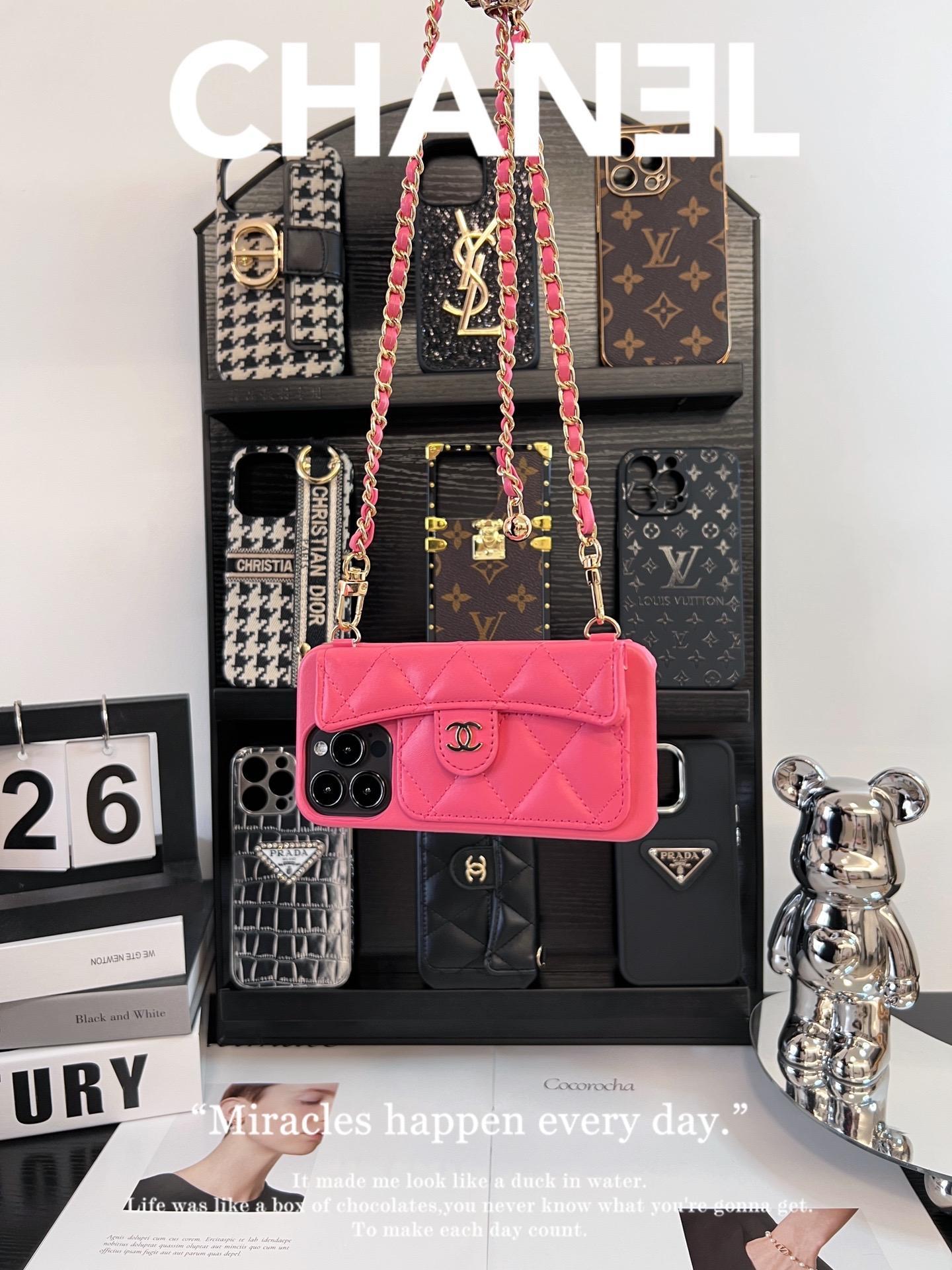 香奈兒卡包斜挎手機殼-ZUIHANG SHOP