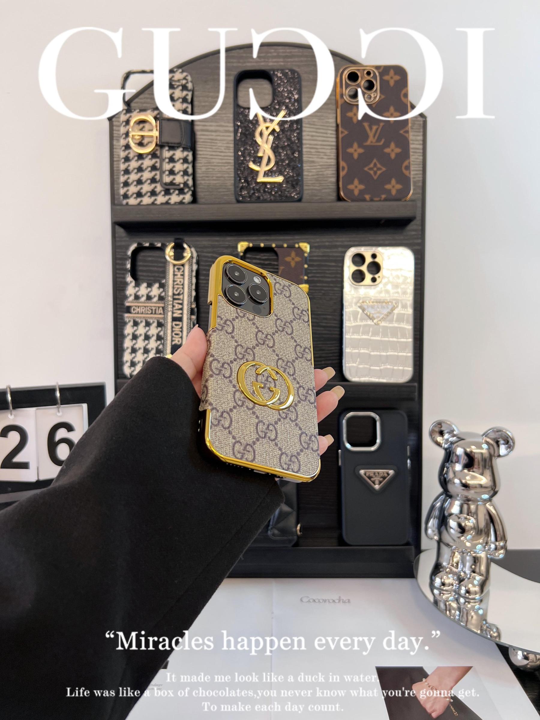 古馳立標皮質手機殼-ZUIHANG SHOP