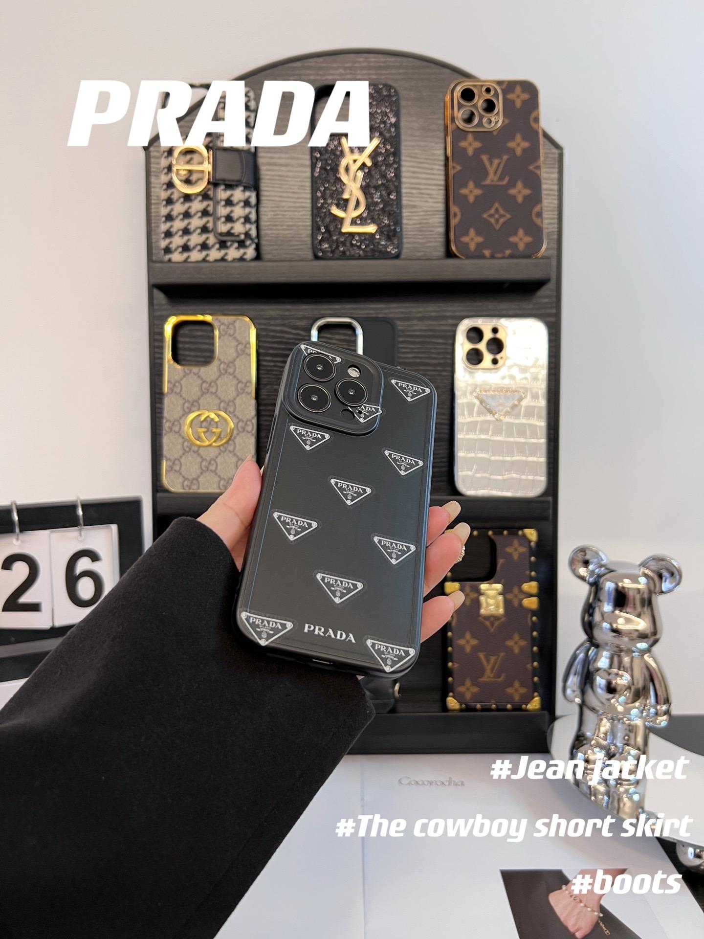 普拉達磨砂防摔手機殼-ZUIHANG SHOP