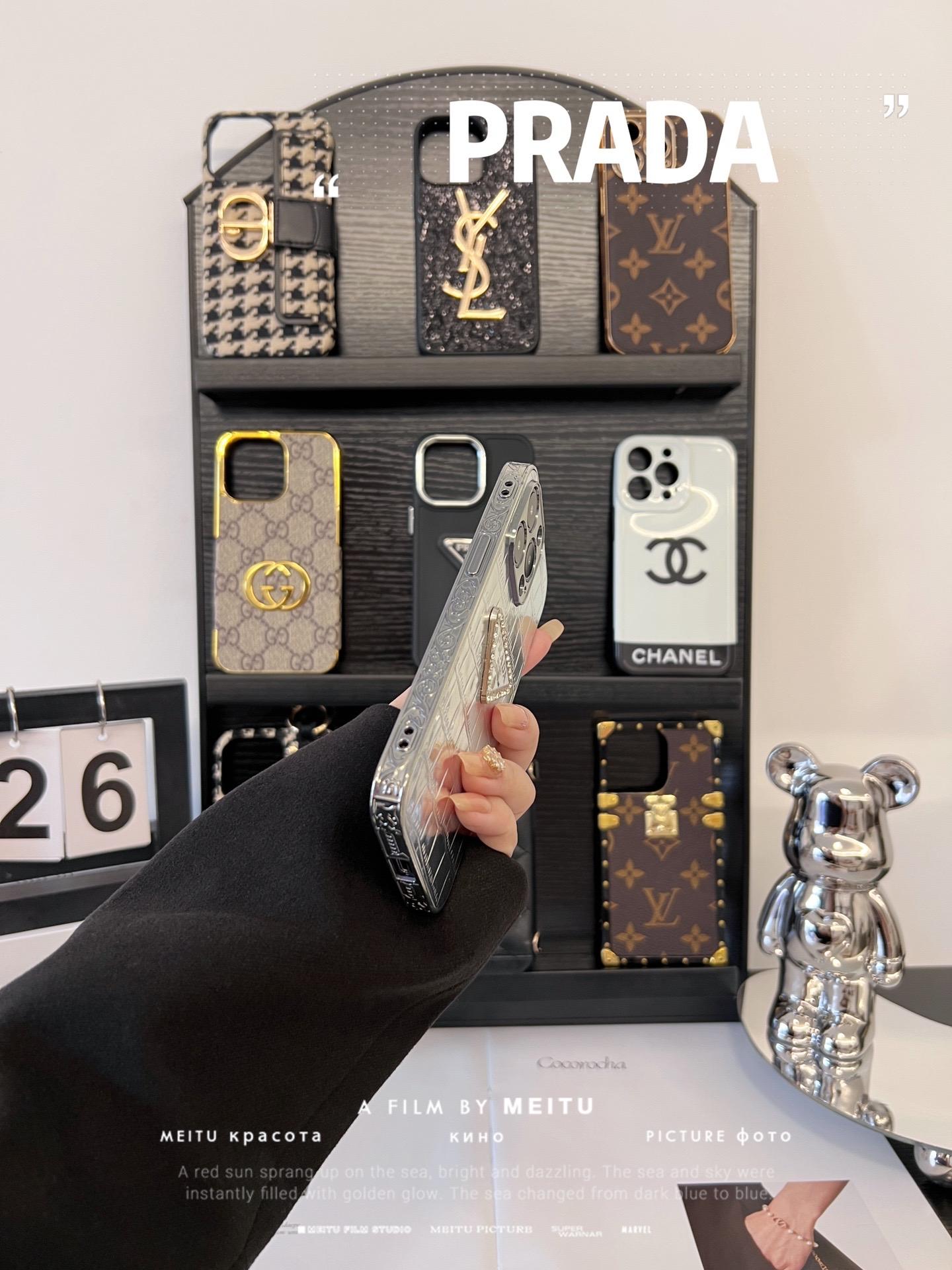 普拉達鱷魚紋水鑽手機殼-ZUIHANG SHOP