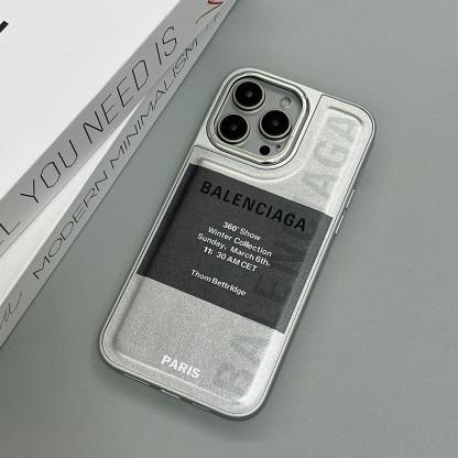 巴黎世家電鍍皮質手機殼-ZUIHANG SHOP