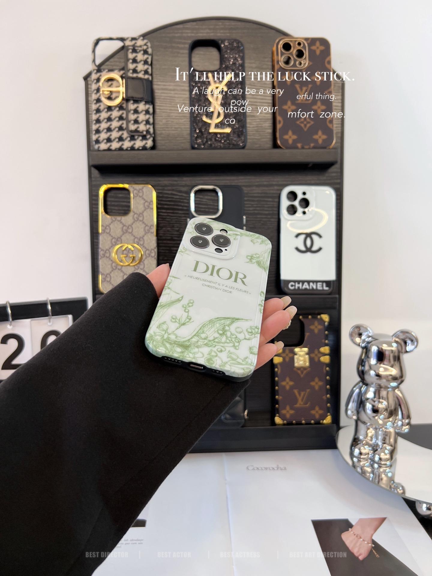 迪奧磨砂全包手機殼-ZUIHANG SHOP