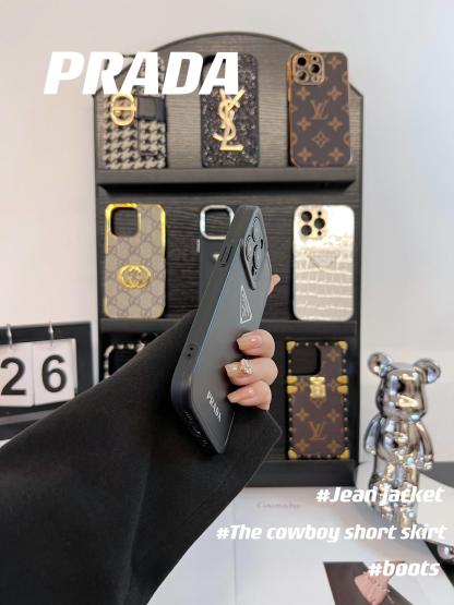 普拉達磨砂全包手機殼-ZUIHANG SHOP