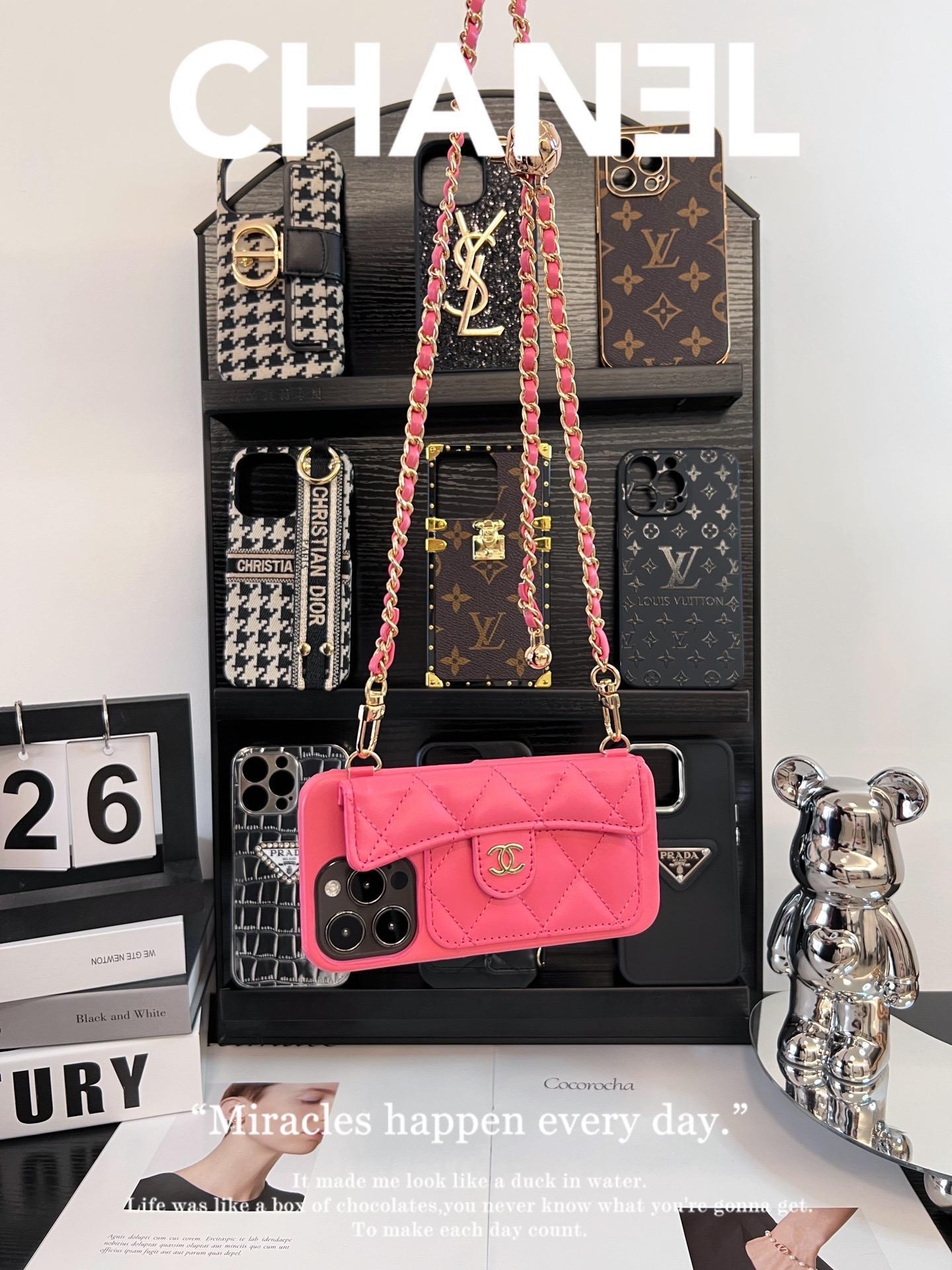 香奈兒卡包斜挎手機殼-ZUIHANG SHOP