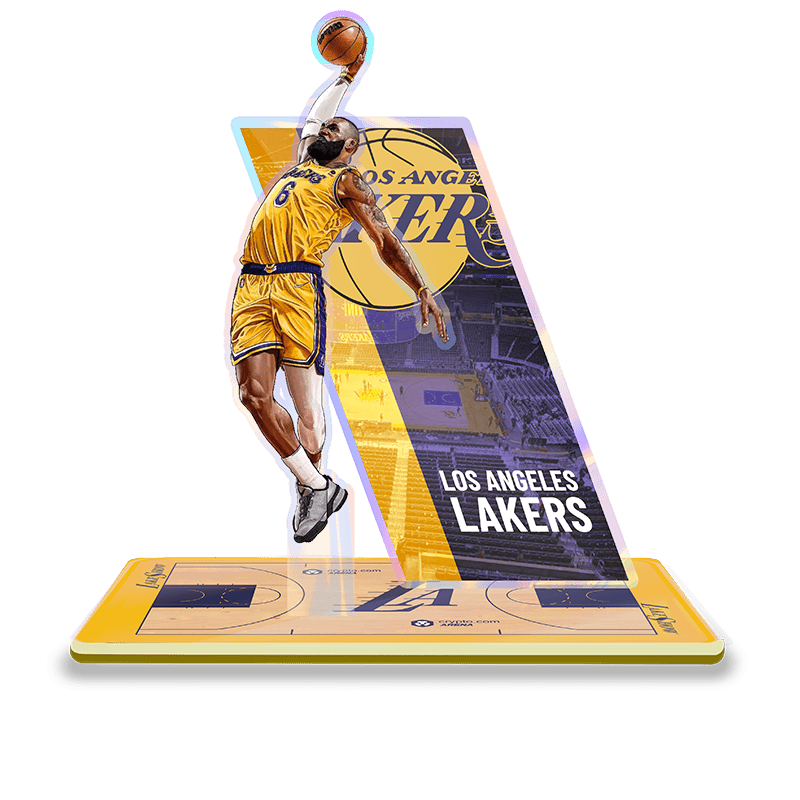 NBA球星主題亞克力炫彩立牌