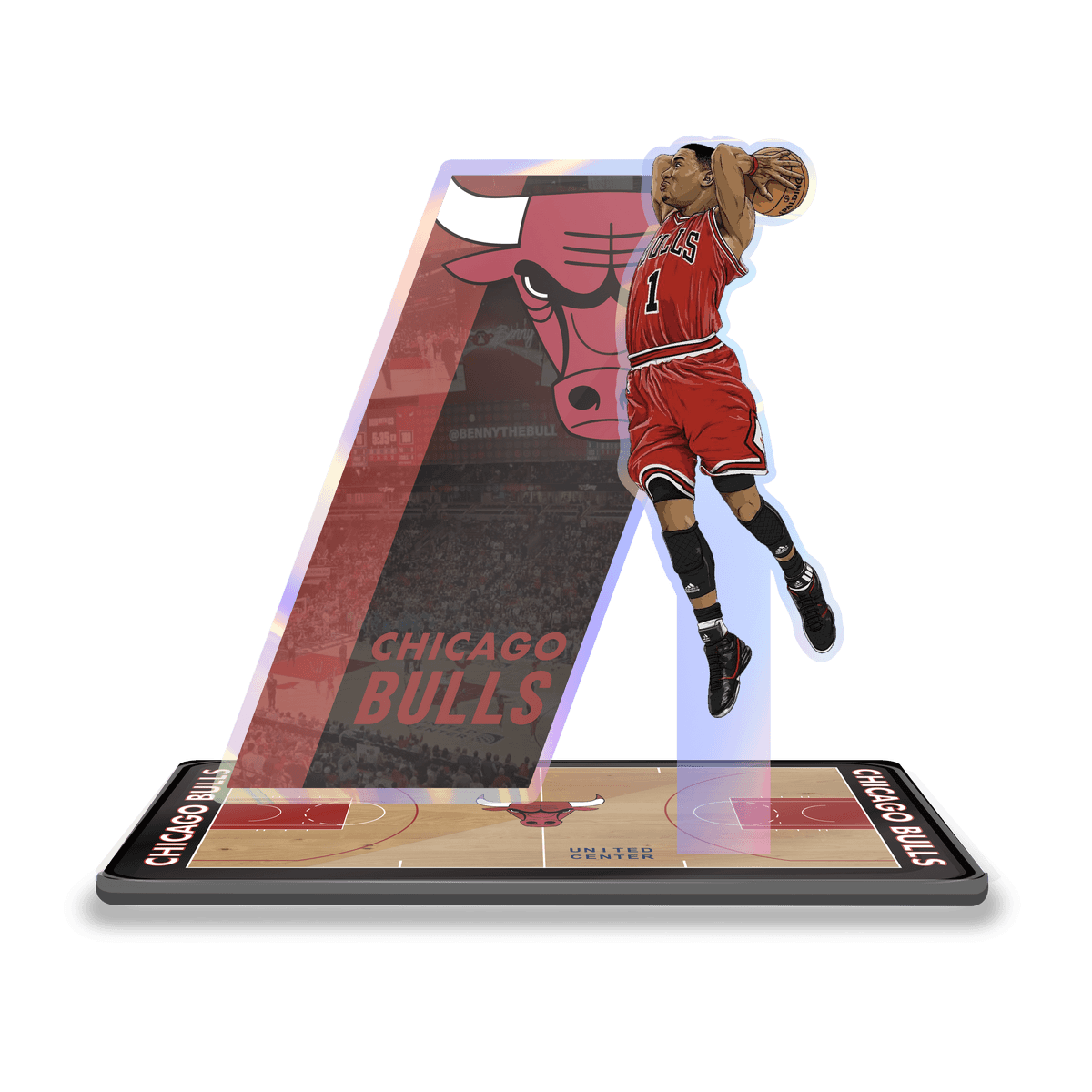 NBA球星主題亞克力炫彩立牌