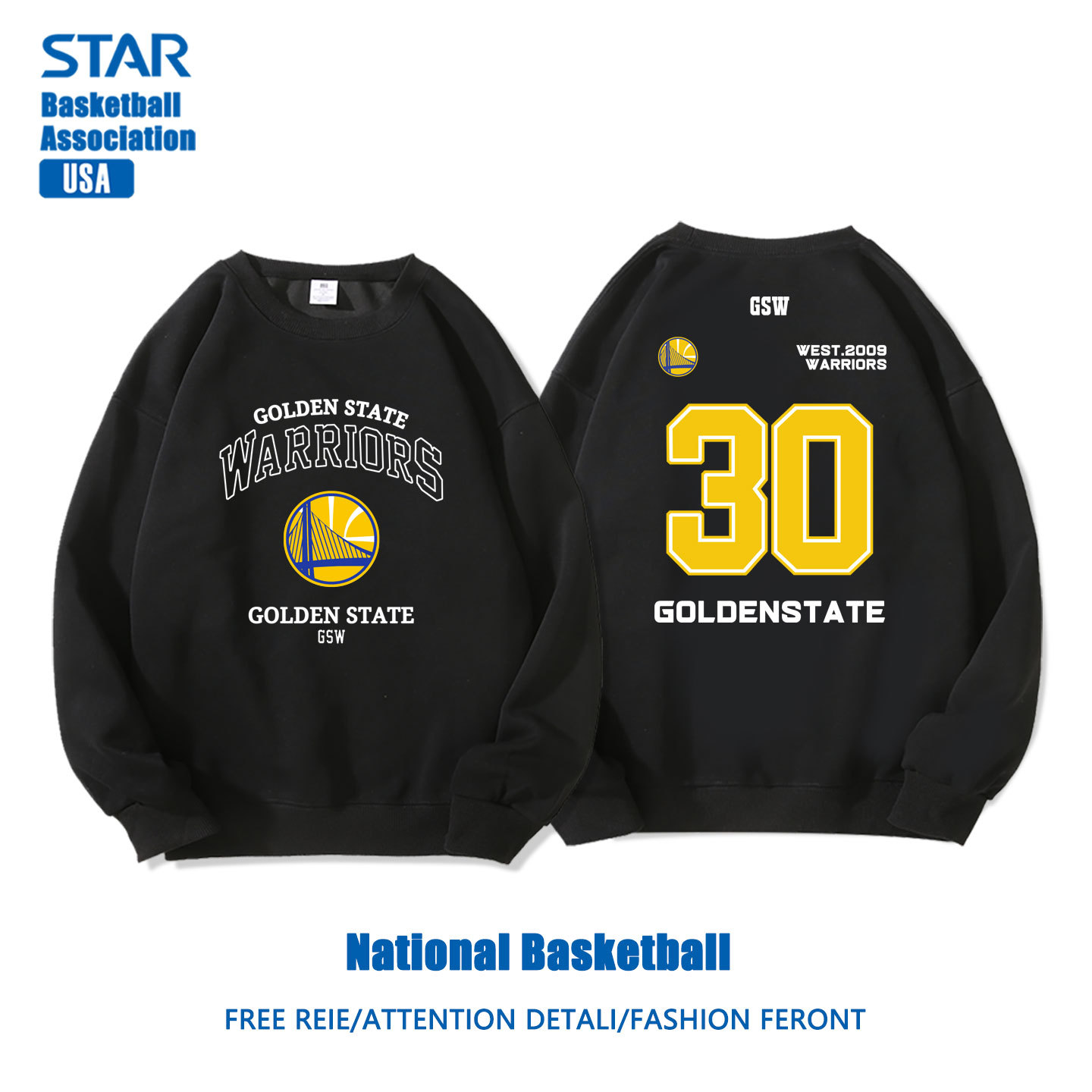 美式籃球 秋冬新款 親子情侶裝圓領長袖