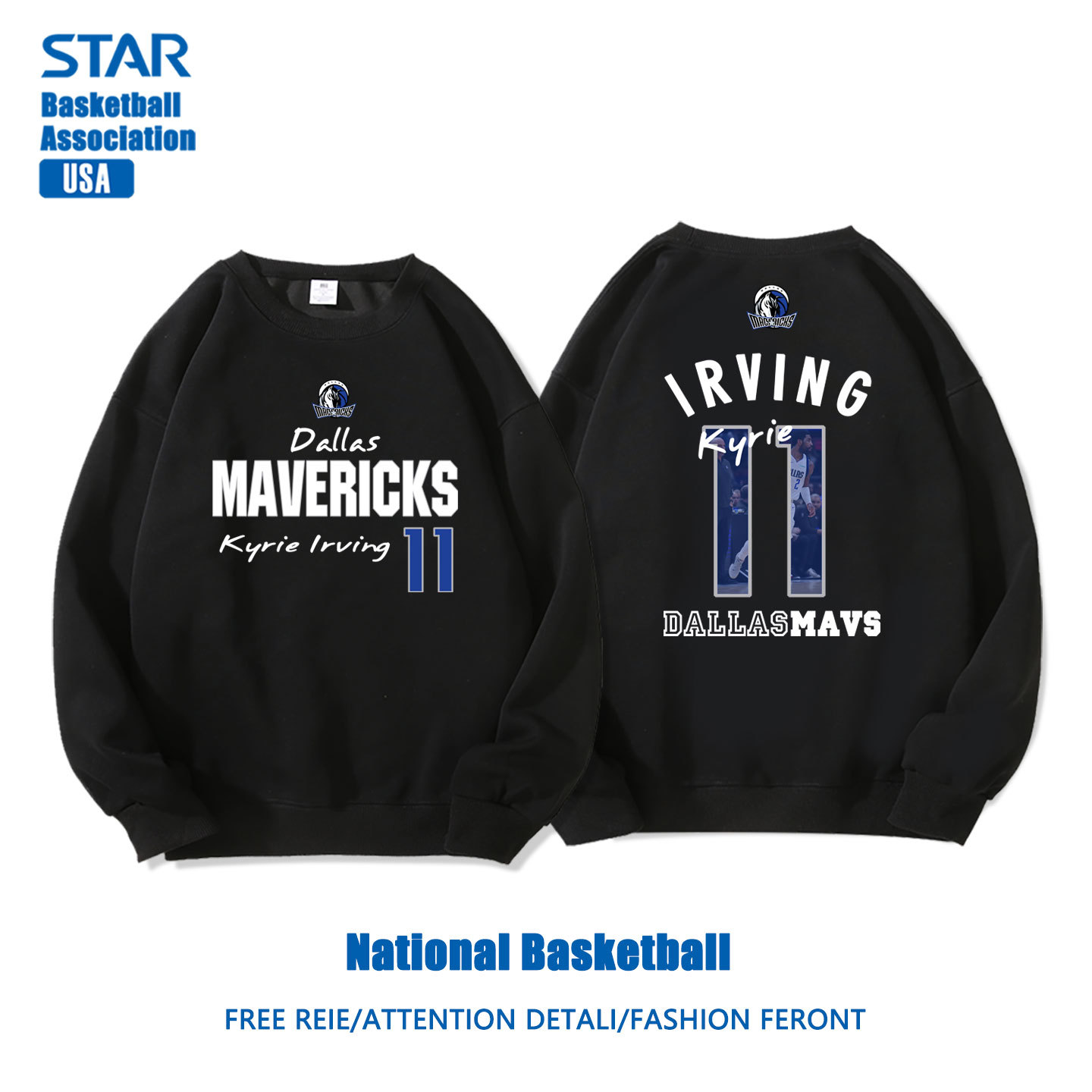 美式籃球 秋冬新款 親子情侶裝圓領長袖