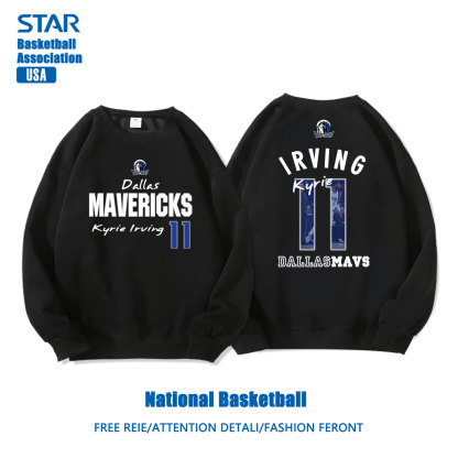 美式籃球 秋冬新款 親子情侶裝圓領長袖