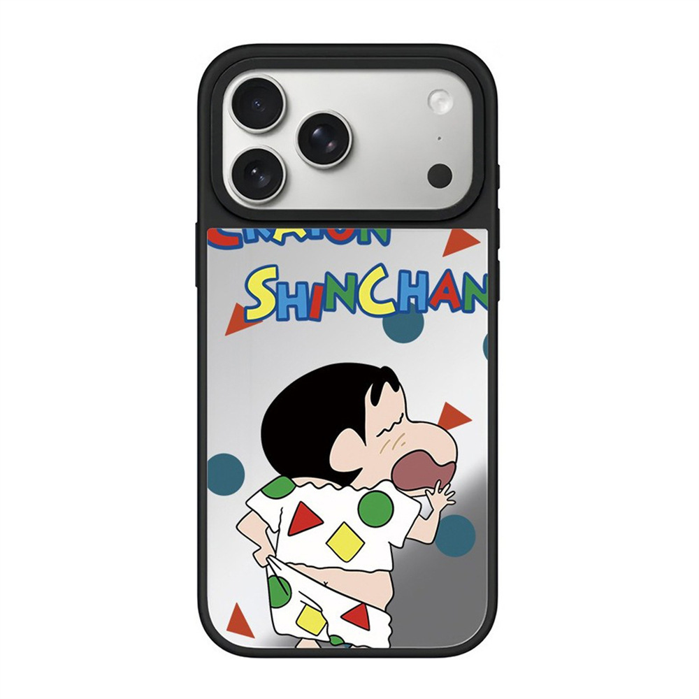 蠟筆小新 MagSafe 兼容鏡面強韌防摔手機殼