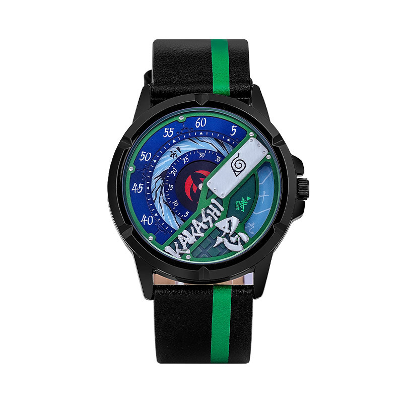 卡卡西輪盤讀數石英表