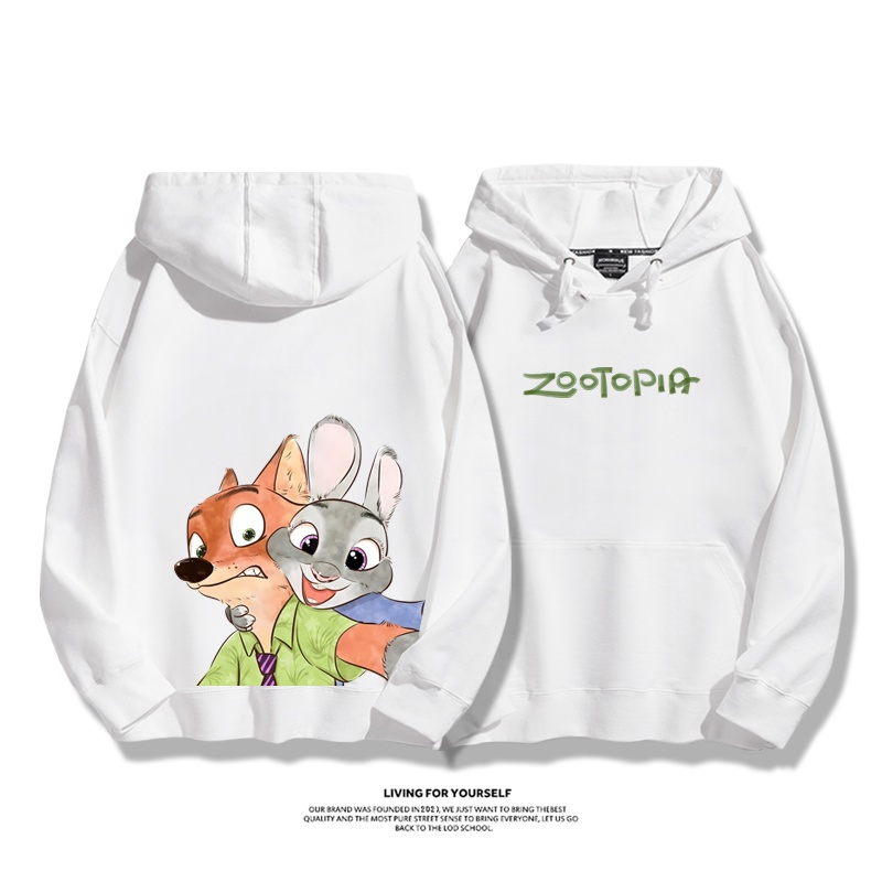 動物方城市 2025秋冬新款 親子情侶男女連帽衛衣