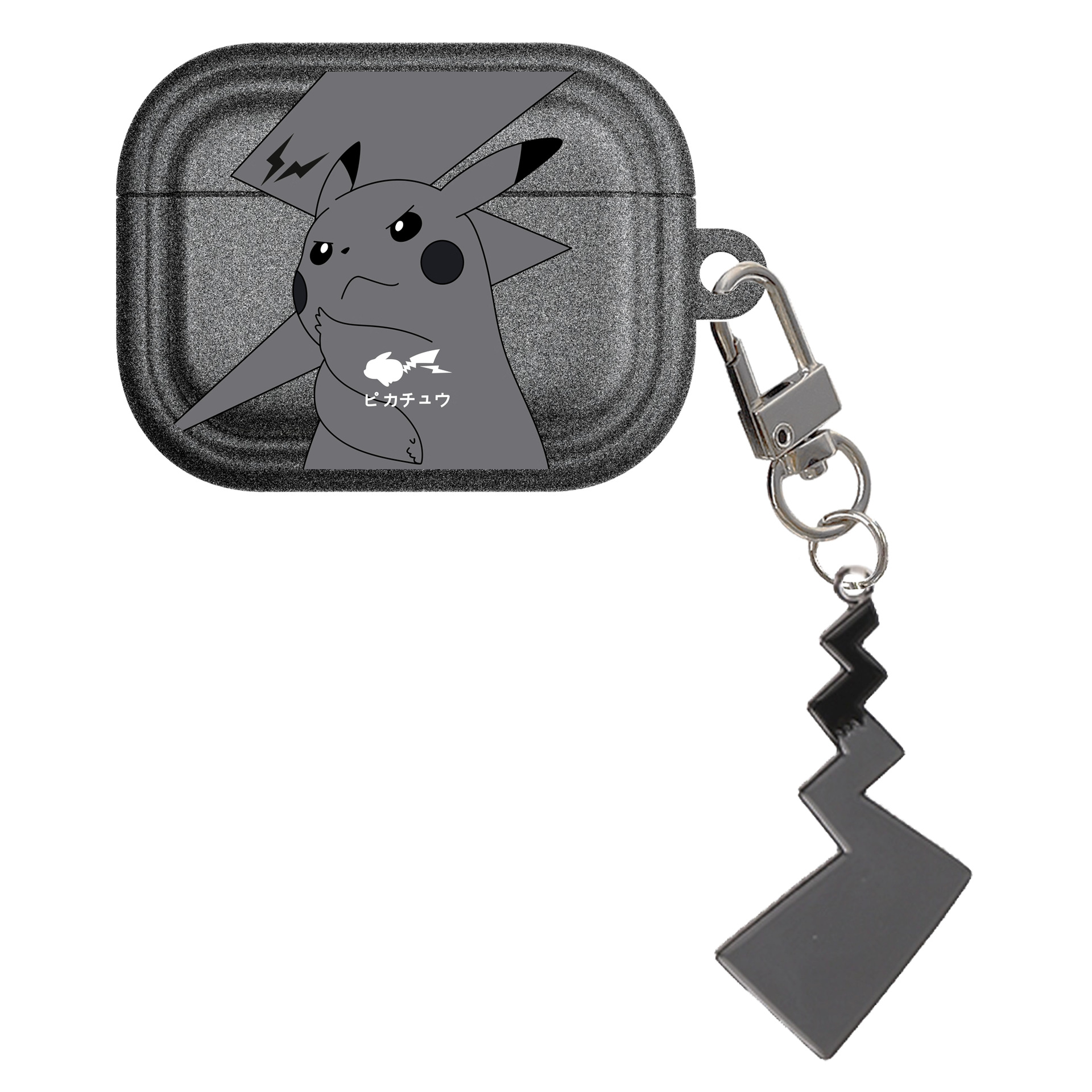复古灰皮卡丘Airpods耳機保護殼 | 时尚与可爱结合
