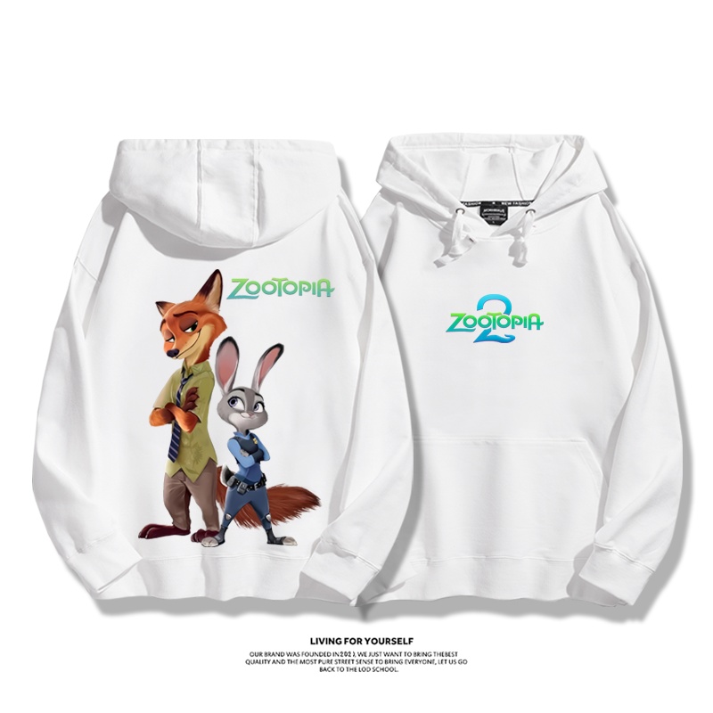 動物方城市 2025秋冬新款 親子情侶男女連帽衛衣