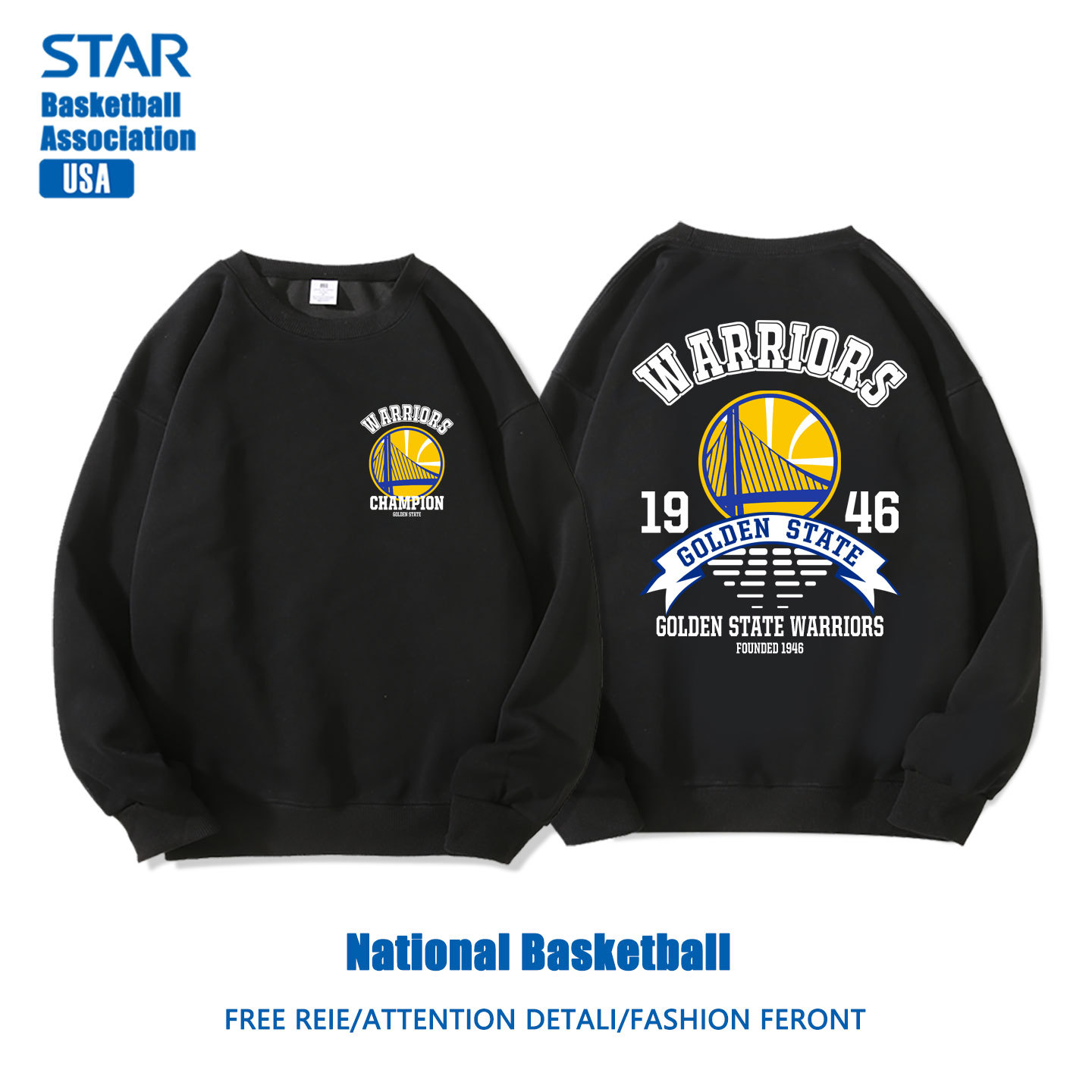 美式籃球 秋冬新款 親子情侶裝圓領長袖