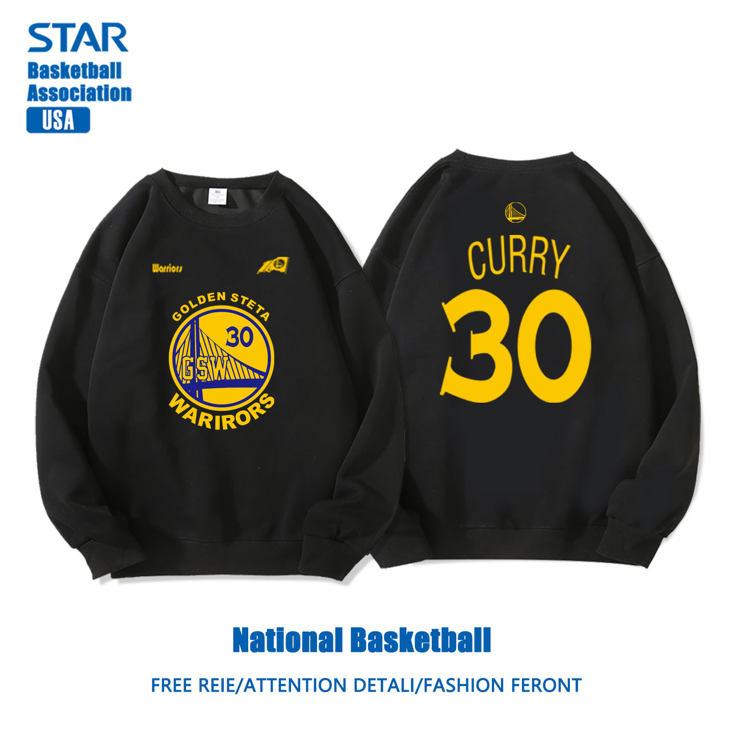 美式籃球 秋冬新款 親子情侶裝圓領長袖