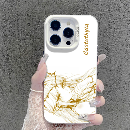 鳴潮彩銀線條漸變防摔手機殼