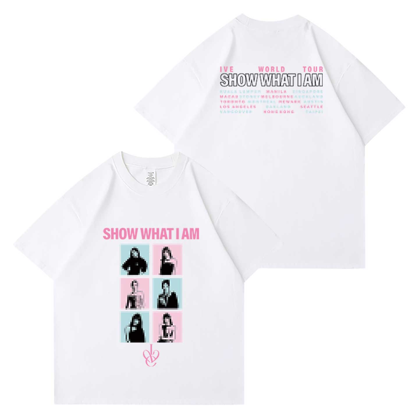IVE 2026《SHOW WHAT I AM》世界巡迴 T恤｜K-POP 潮流短袖上衣