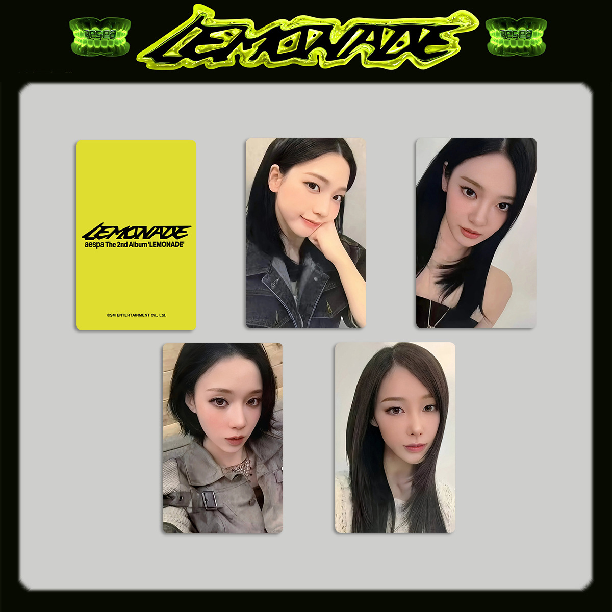 aespa LEMONADE 小卡｜專輯特典卡 收藏卡 隨機卡 KPOP粉絲周邊