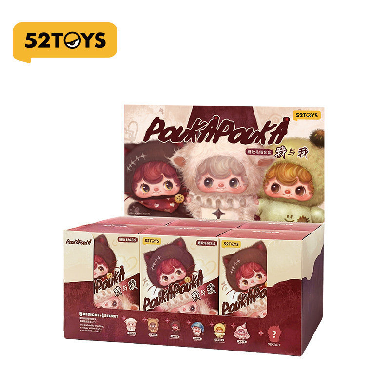 52TOYS 波卡波卡 我與我係列 搪膠絨毛吊飾 (全7種)