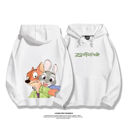 動物方城市 2025秋冬新款 親子情侶男女連帽衛衣