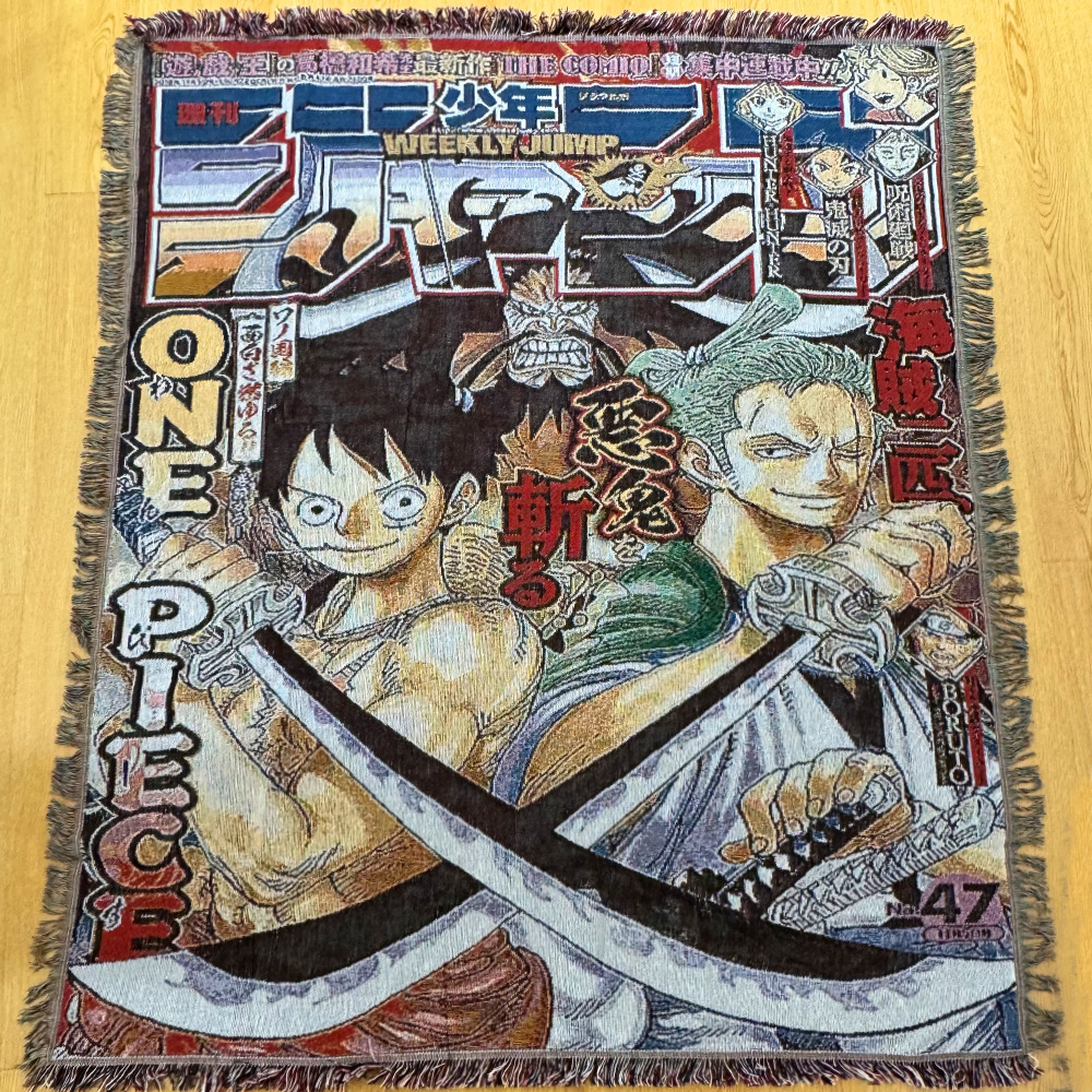 動漫卡通藝術毛毯｜加厚提花編織沙發毯・居家蓋毯