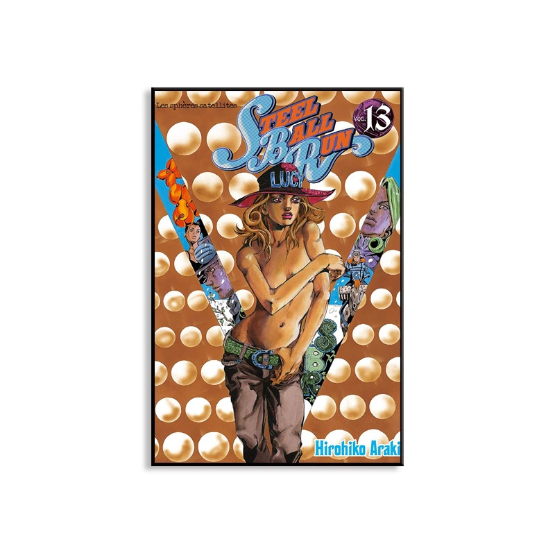 JOJO 飆馬野郎海報掛畫｜Steel Ball Run 動漫裝飾畫・收藏壁飾