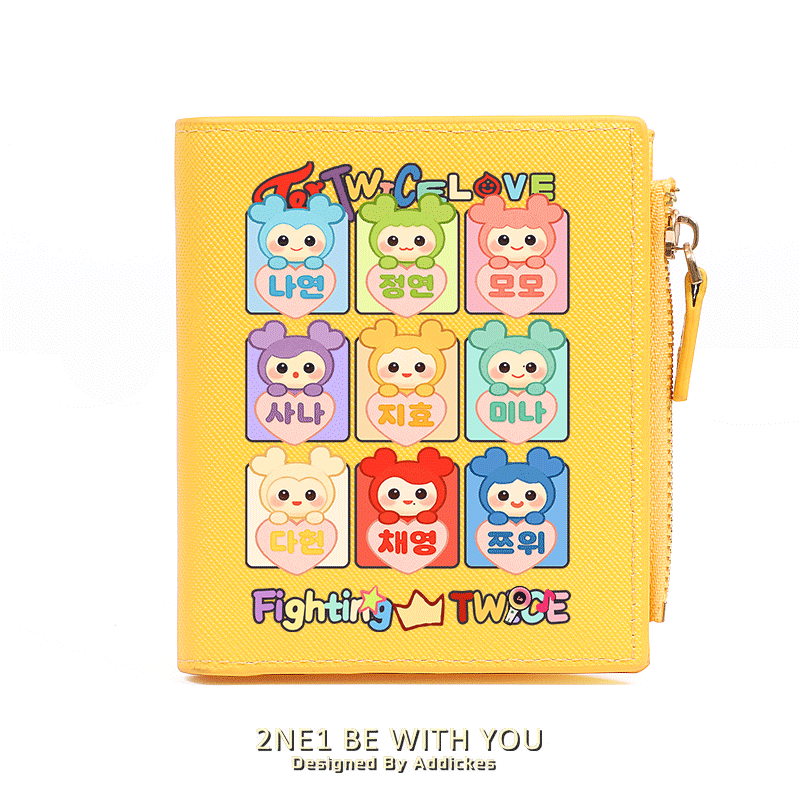 TWICE 兔瓦斯女團週邊 同款粉絲應援 高顏值錢包
