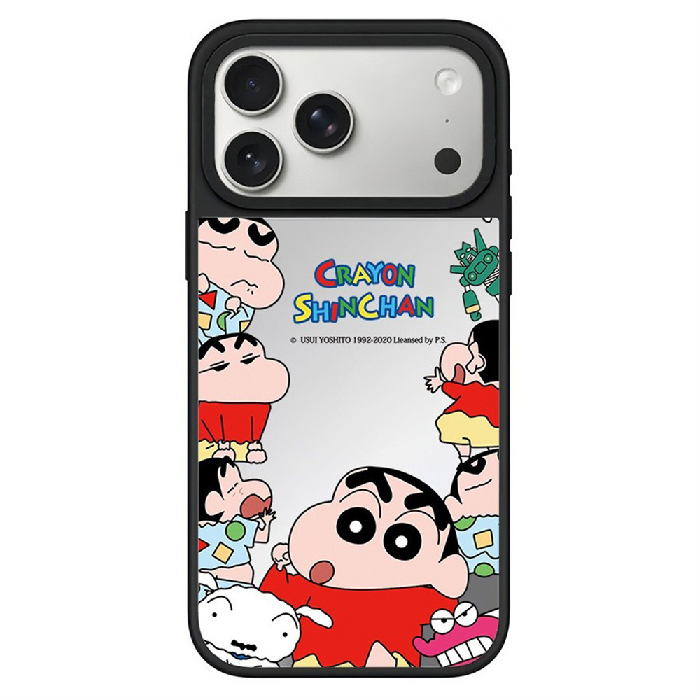 蠟筆小新 MagSafe 兼容鏡面強韌防摔手機殼