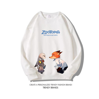 動物方城市 秋冬新款 親子情侶裝圓領長袖