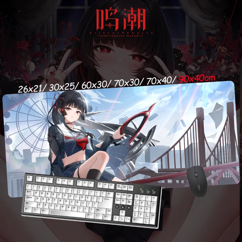 鳴潮朽葉千咲超大電競涼感滑鼠墊