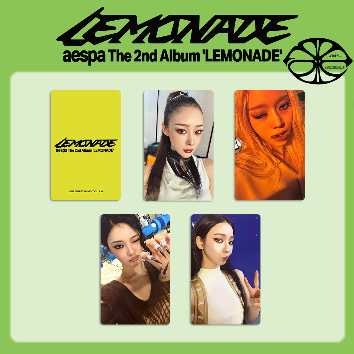 aespa LEMONADE 小卡｜專輯特典卡 收藏卡 隨機卡 KPOP粉絲周邊