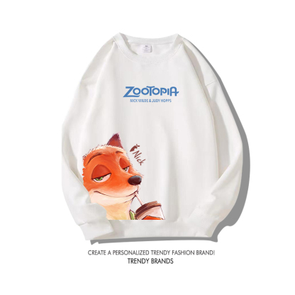 動物方城市 秋冬新款 親子情侶裝圓領長袖