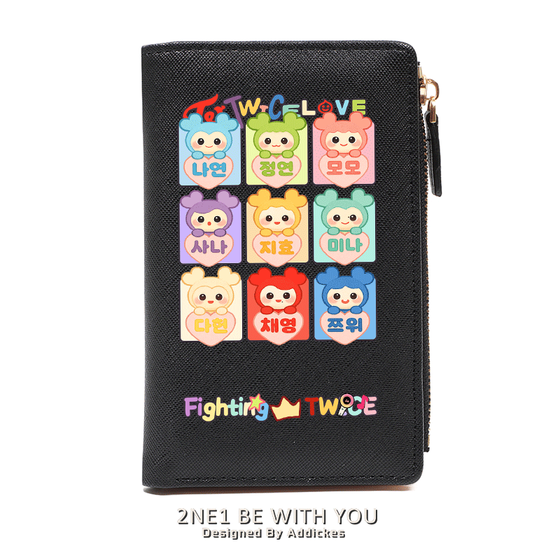 TWICE 兔瓦斯女團週邊 同款粉絲應援 高顏值錢包