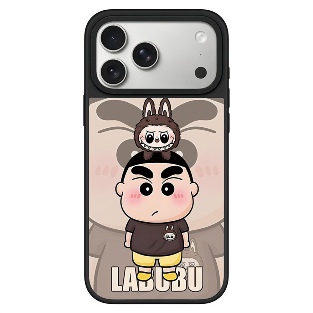 蠟筆小新 MagSafe 兼容鏡面強韌防摔手機殼