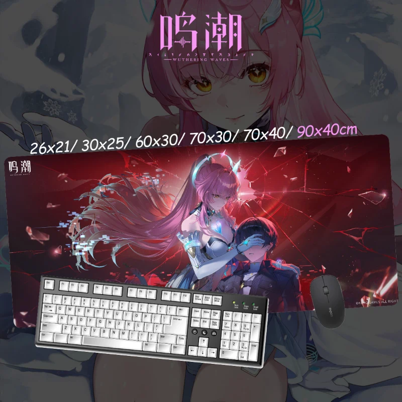 鳴潮愛彌斯超大電競涼感滑鼠墊