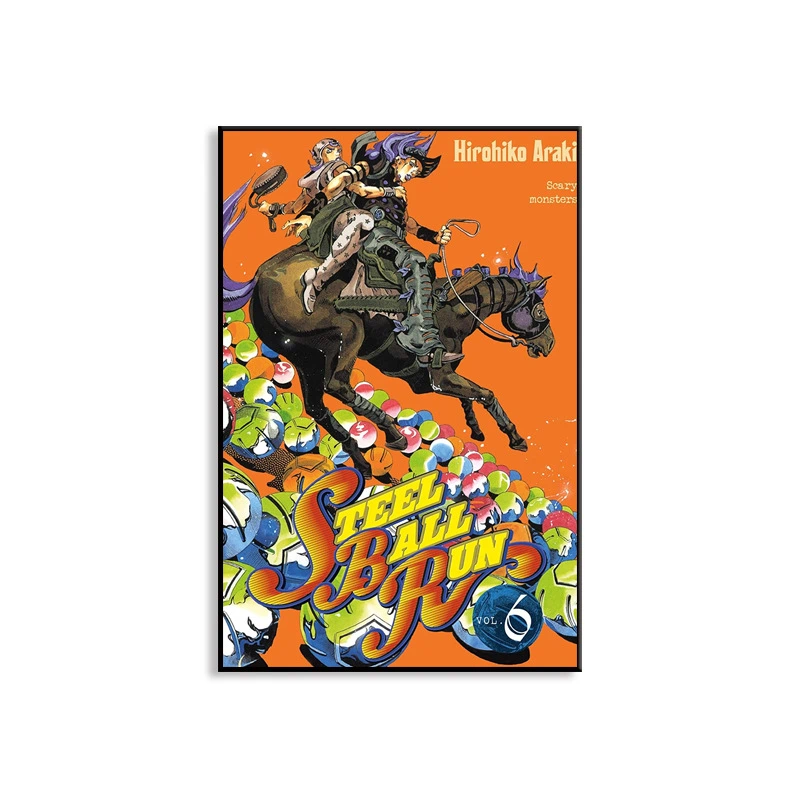 JOJO 飆馬野郎海報掛畫｜Steel Ball Run 動漫裝飾畫・收藏壁飾