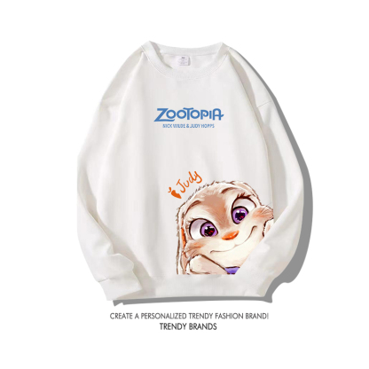 動物方城市 秋冬新款 親子情侶裝圓領長袖