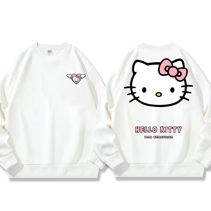 HelloKitty 秋冬新款 親子情侶裝圓領長袖