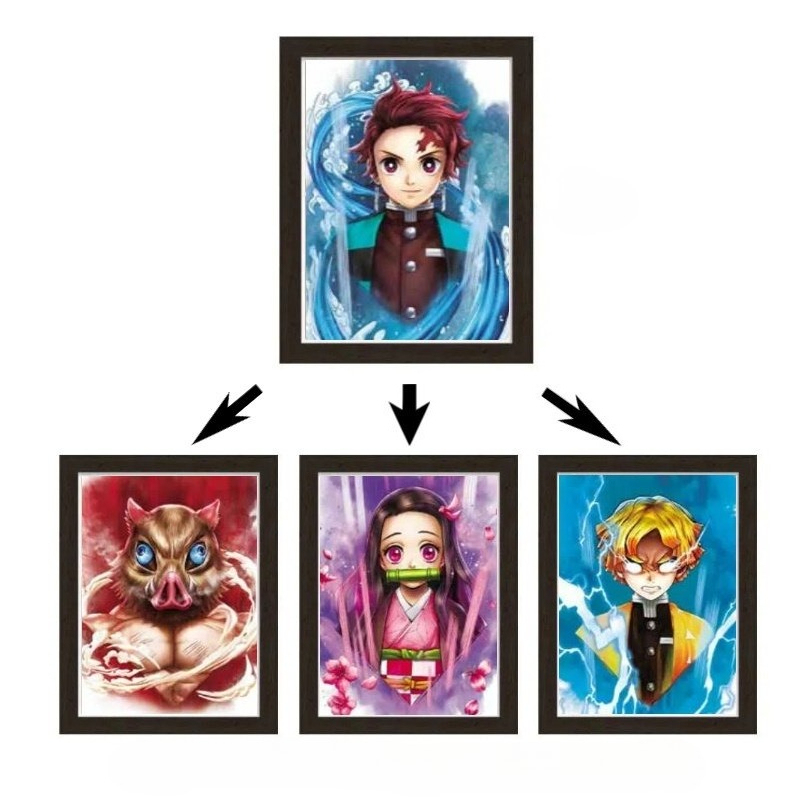 【大合集】動漫電影遊戲裸眼3D立體裝飾畫