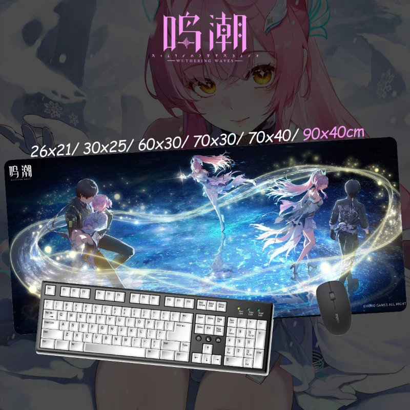 鳴潮愛彌斯超大電競涼感滑鼠墊
