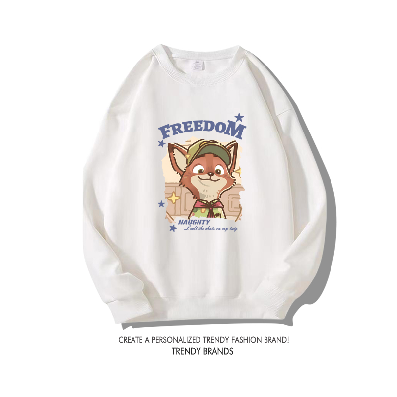 動物方城市 秋冬新款 親子情侶裝圓領長袖