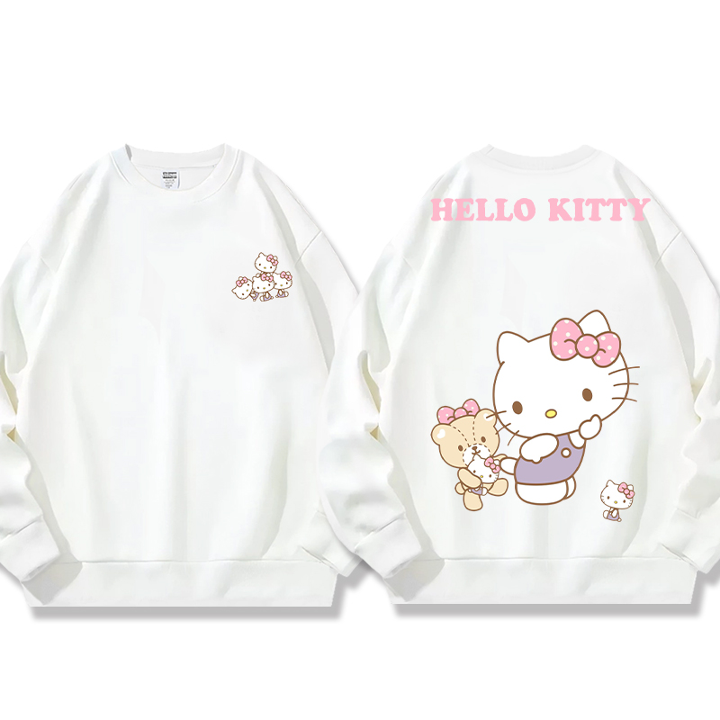 HelloKitty 秋冬新款 親子情侶裝圓領長袖