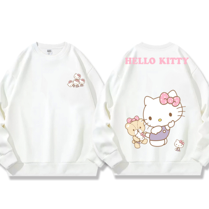 HelloKitty 秋冬新款 親子情侶裝圓領長袖