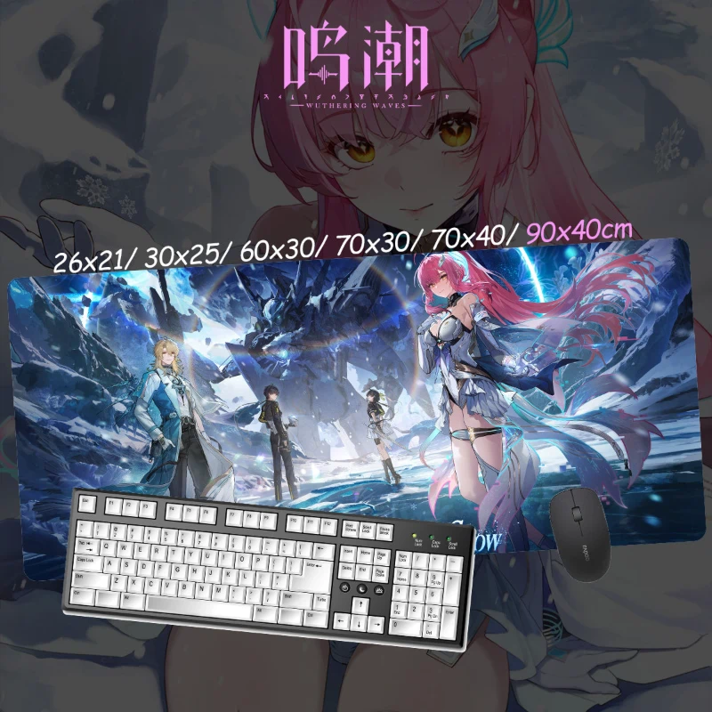鳴潮愛彌斯超大電競涼感滑鼠墊