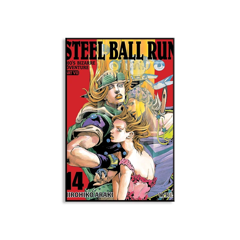 JOJO 飆馬野郎海報掛畫｜Steel Ball Run 動漫裝飾畫・收藏壁飾