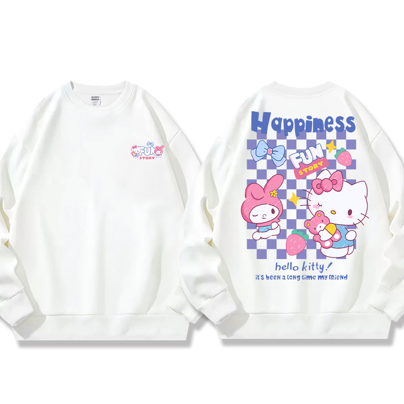 HelloKitty 秋冬新款 親子情侶裝圓領長袖